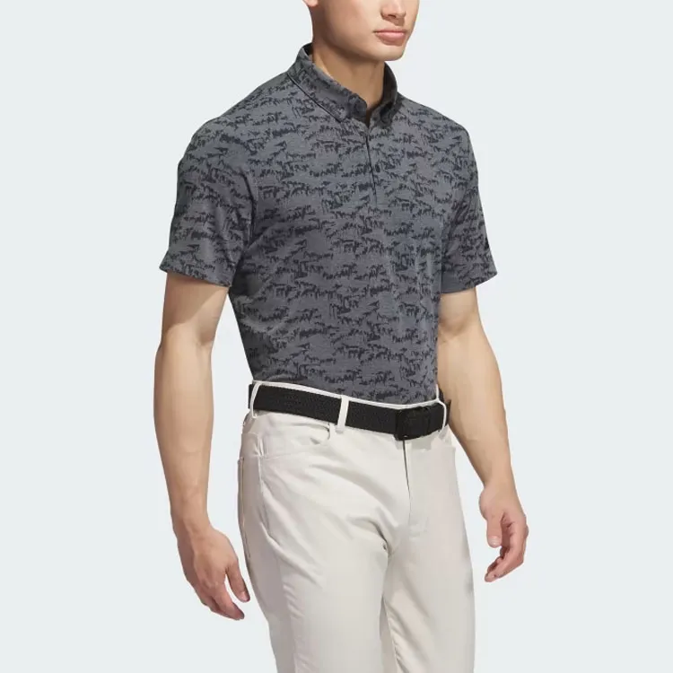 Adidas Polo Shirts Men Black-3