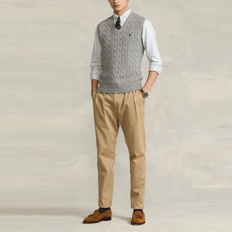 Polo Ralph Lauren Vest Men's Gray-1