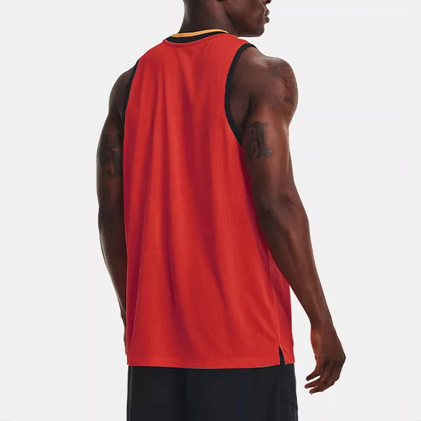 Under Armour Baselin Basketball Jerseys Men's Screw Red-3