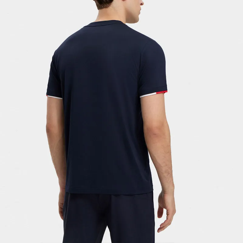 FILA T Shirts Men Royal Blue-2