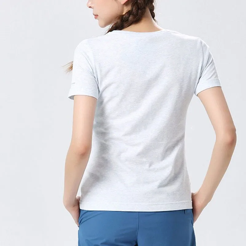 Columbia T-Shirts Women's White-2