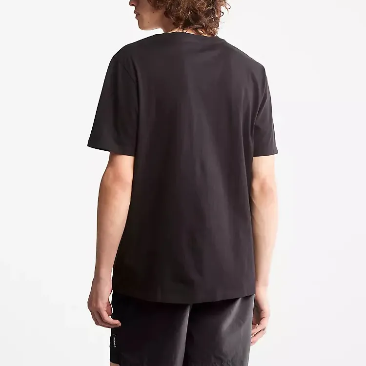 Timberland Set in Sleeve T Shirt Men's Black-4