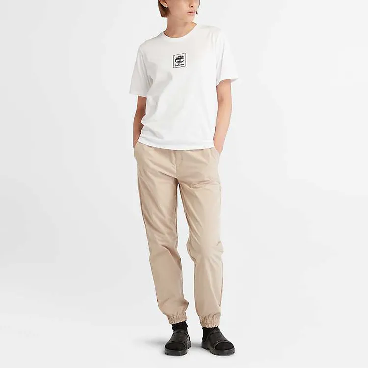 Timberland Knitted Sweatpants Women's Khaki-1