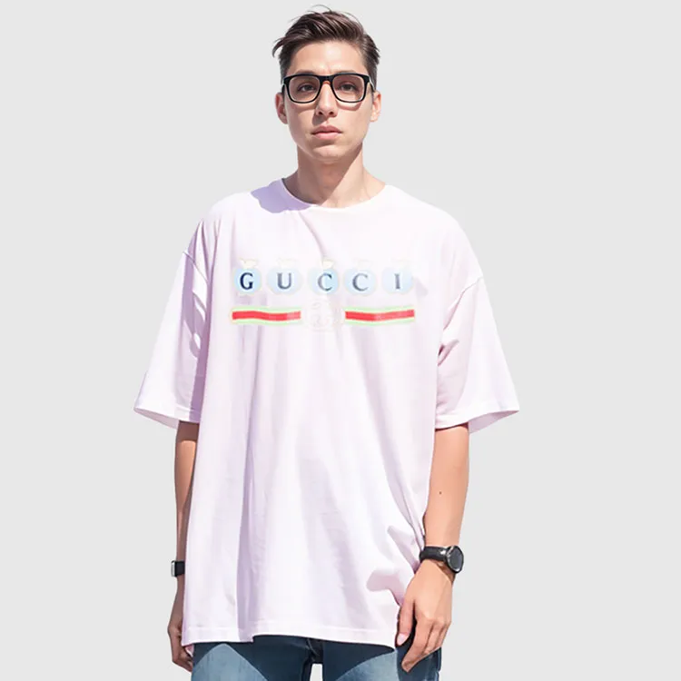 GUCCI T Shirts Unisex Pink-3