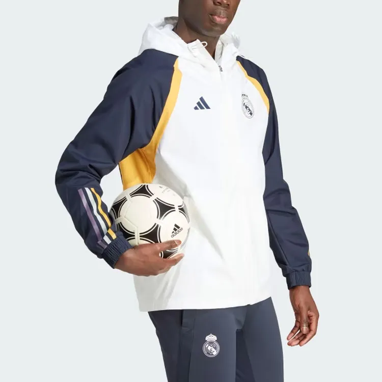 Adidas Real Madrid Jackets Men White-3