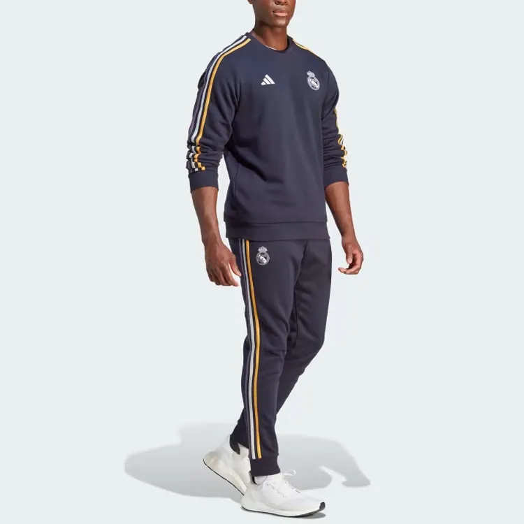 Adidas Real Madrid Sweatshirts Men Ink Blue-3
