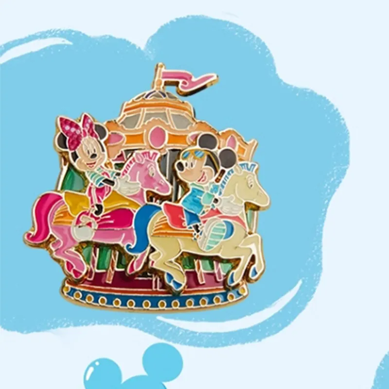 Disney Mickey Mouse And Friends Summer Fun Collection Mickey Mouse Minnie Mouse Badge IP Merch Shanghai Disney-2