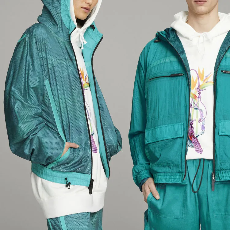 PUMA Drawstring Zip Up Jacket-2