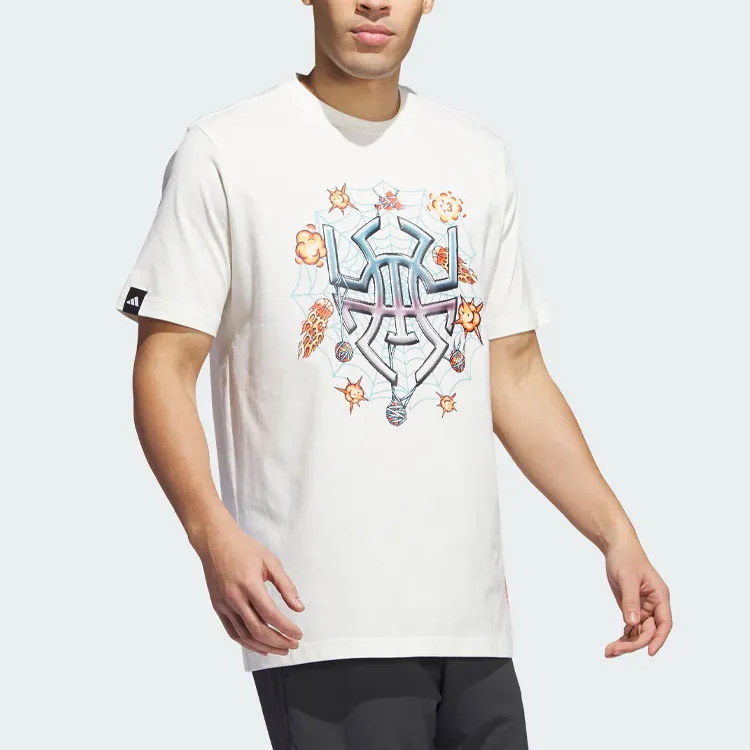 Adidas Donovan Mitchell 8 Bit Graphics Signature Basketball Graphic Tee-3