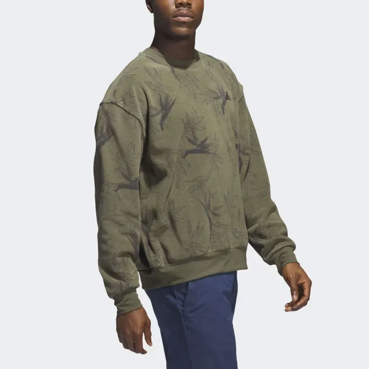 Adidas Sweatshirts Men Olive Green-3
