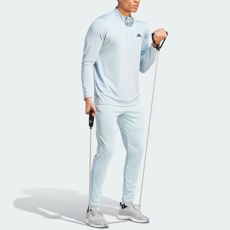 Adidas Train Essentials Seasonal Training 1/4 Zip Long Sleeve Tee-2