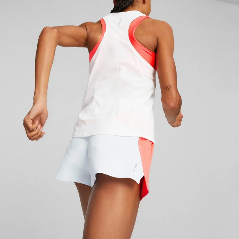 PUMA Tank Tops Women's White-3