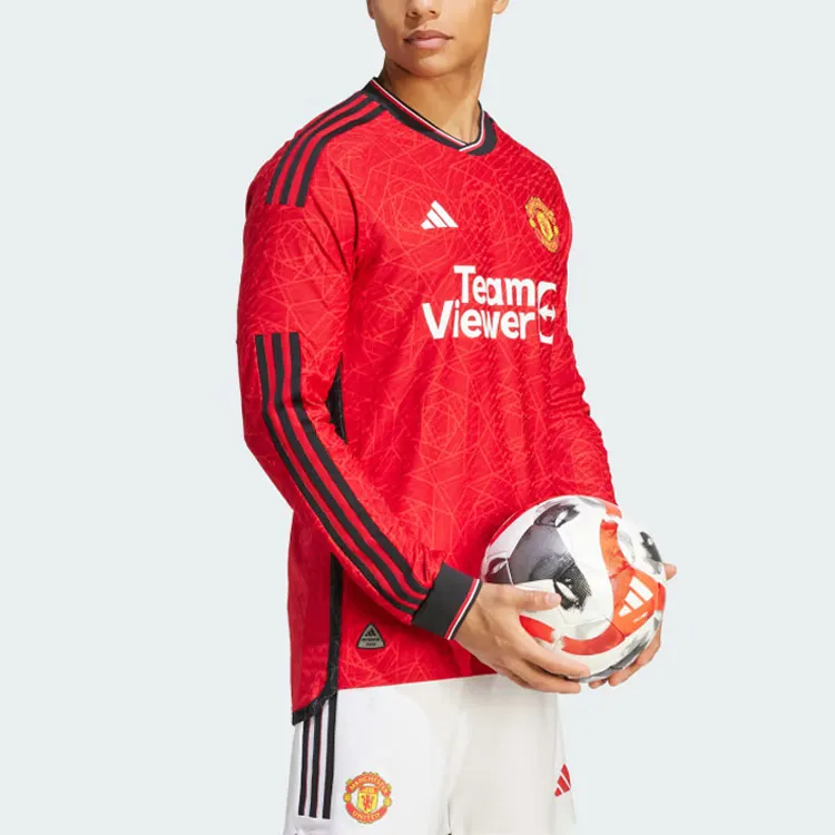 Adidas Manchester United 23/24 Long Sleeve Home Authentic Jersey-4