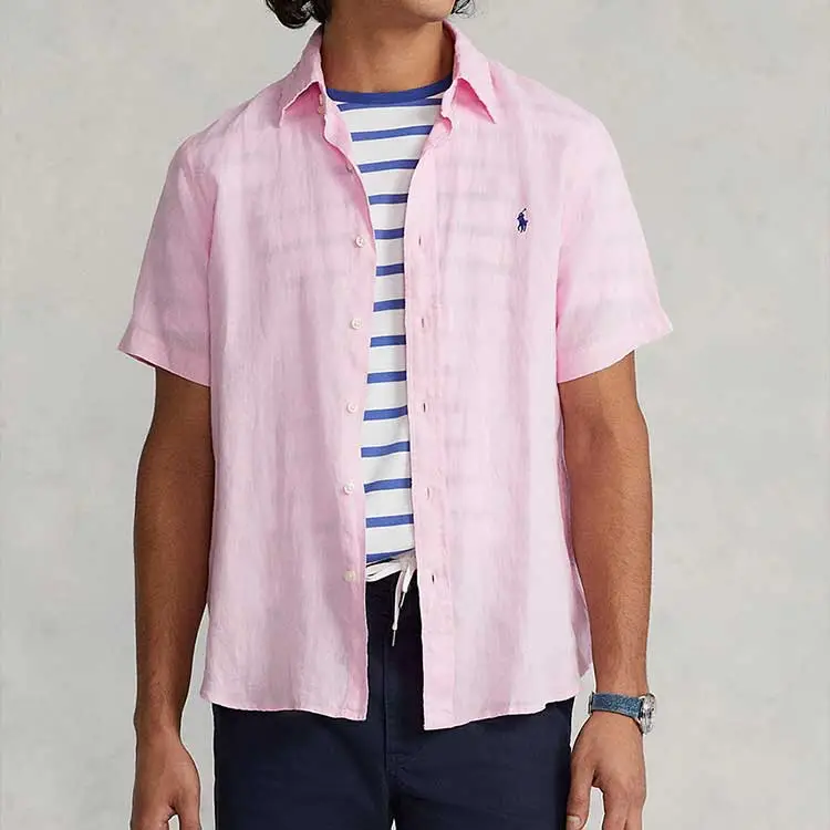 Polo Ralph Lauren Shirts Men Pink-3