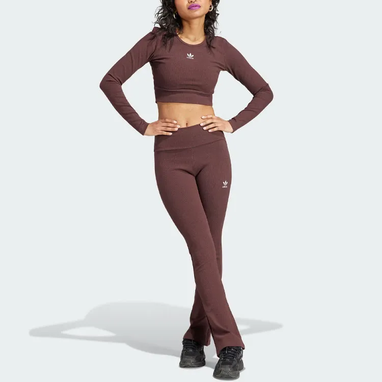 Adidas Originals Regular T-Shirt Women's Dark Gray Brown-3
