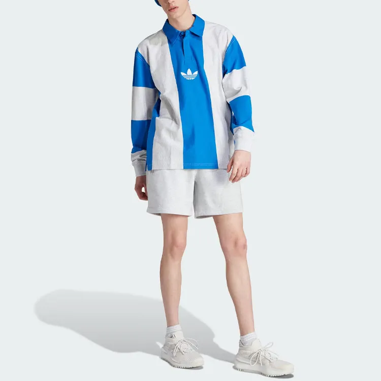 Adidas Originals RUGBY Polo Shirts Men Blue-3