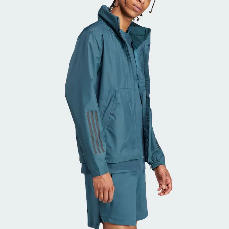 Adidas 3 Stripes Jacket Men's Arctic Ocean Blue-2