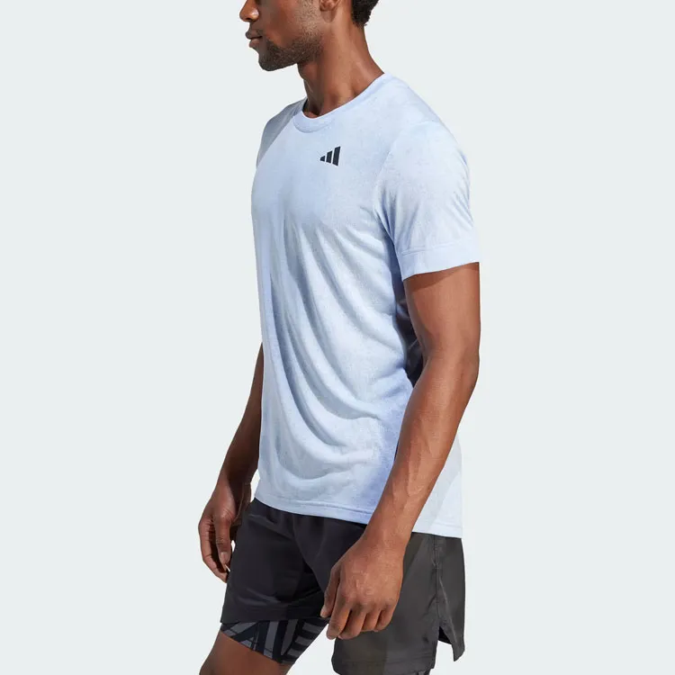 Adidas T Shirt Men's Light Pink Blue-3