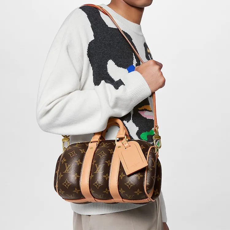 LOUIS VUITTON Keepall Bandouliere 25 Blown Up-8