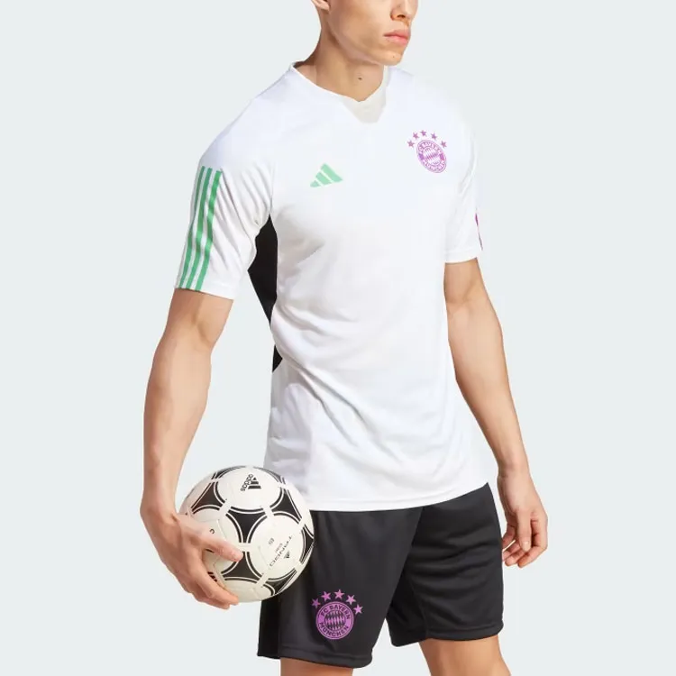 Adidas FC Bayern Soccer Jerseys Men White-4