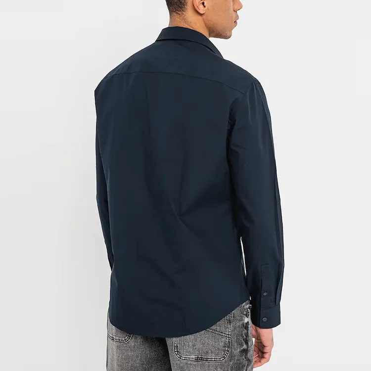 ARMANI EXCHANGE SS23 Shirt Men's Navy-3