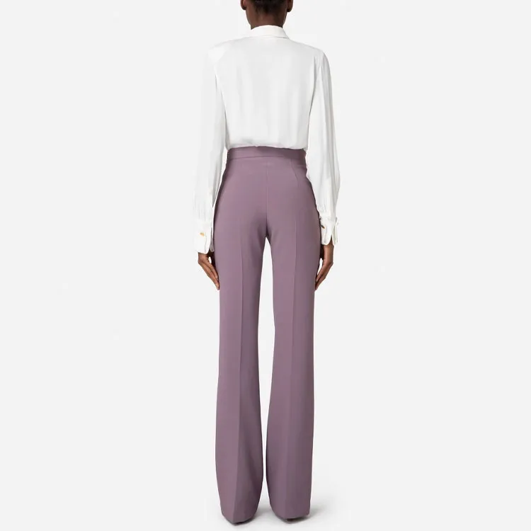 Elisabetta Franchi Casual Pants Women's Purple-3