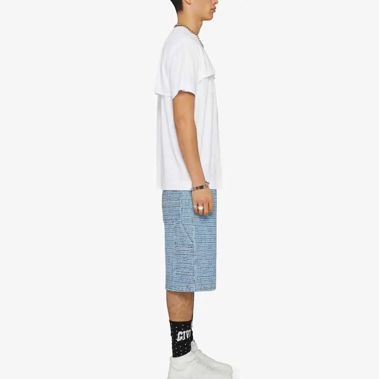 Givenchy 4G Denim Carpenter Bermuda Shorts-3