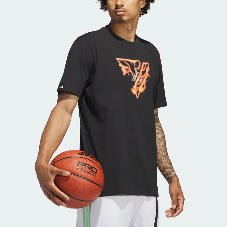 Adidas T Shirts Men Black-3