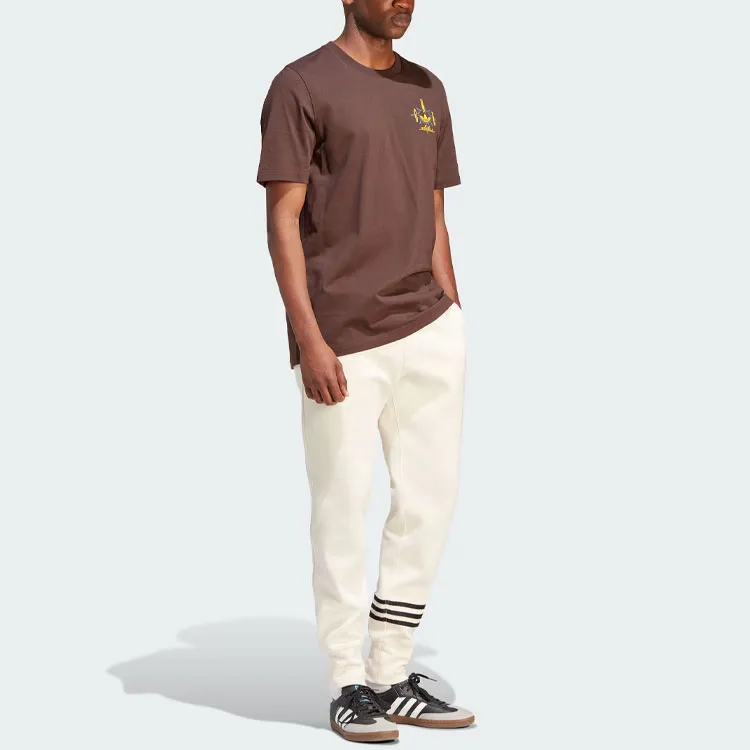 Adidas Originals T Shirt Men's Dark Brown-3