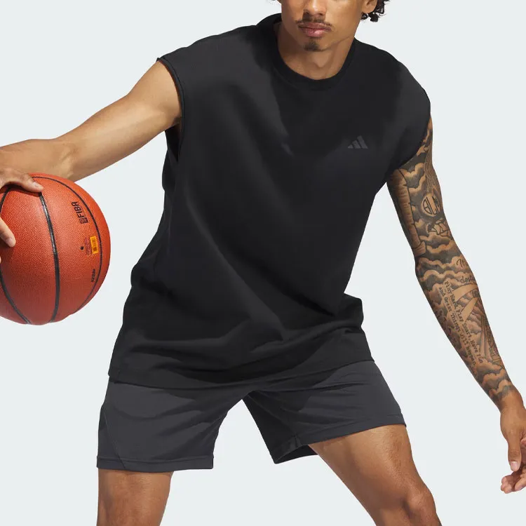 Adidas Tank Tops Men Black-3