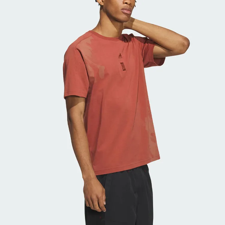 Adidas T Shirts Men Wild Tan-2