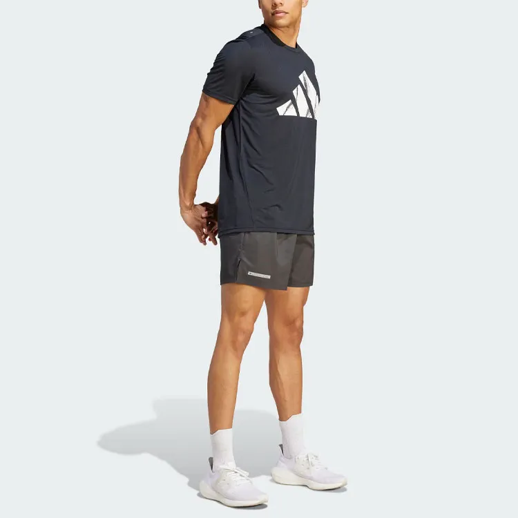 Adidas BRAND LOVE T Shirt Men's Black-3
