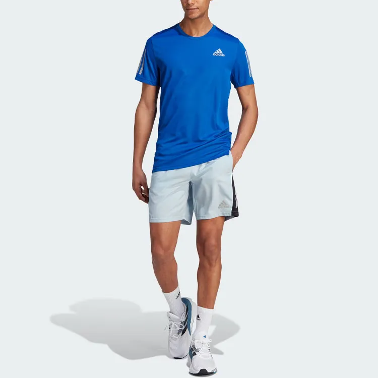 Adidas T Shirts Men Blue-3