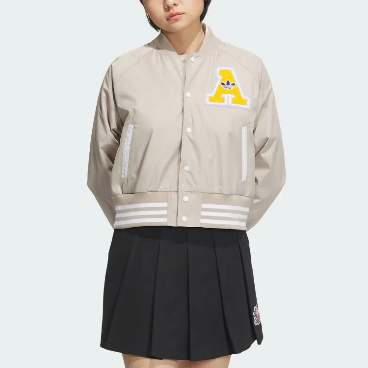Adidas Originals Jacket Women's Beige Umber-1