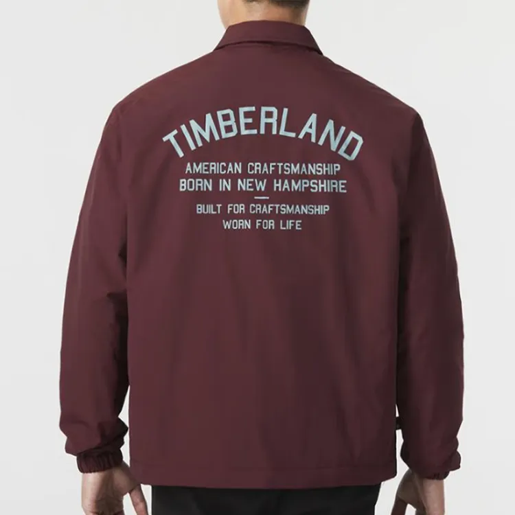 Timberland Jackets Men Dark Red-4