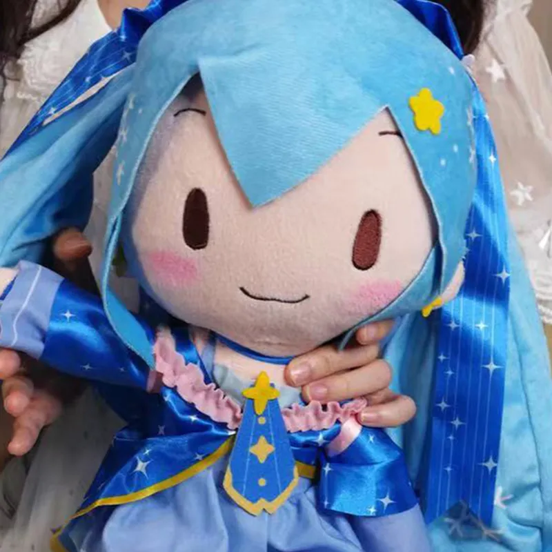SEGA Vocaloid Hatsune Miku Snow Miku 2017 Reissued Version Dolls Plush Doll 27cm Height-2