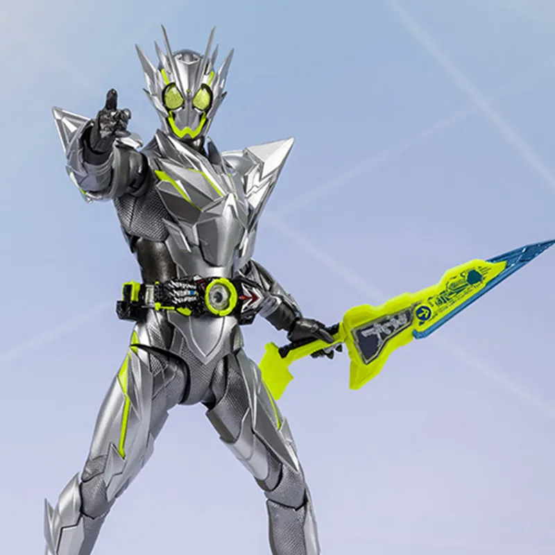 BANDAI Kamen Rider Zero One Soul Limited SHF Kamen Rider 01 Zero One Metal Cluster Locust Scale Figures 14.5cm-3