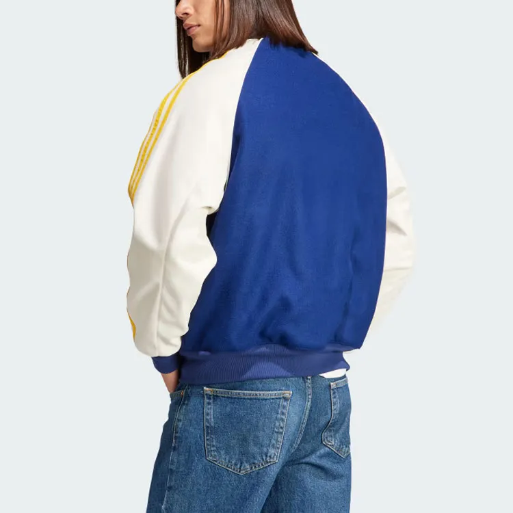 Adidas Originals Baseball Jacket Men's Blue-2