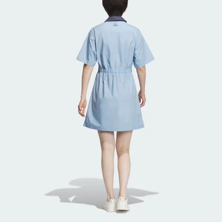 Adidas Originals Short Sleeved Dresses Women's Blue-2