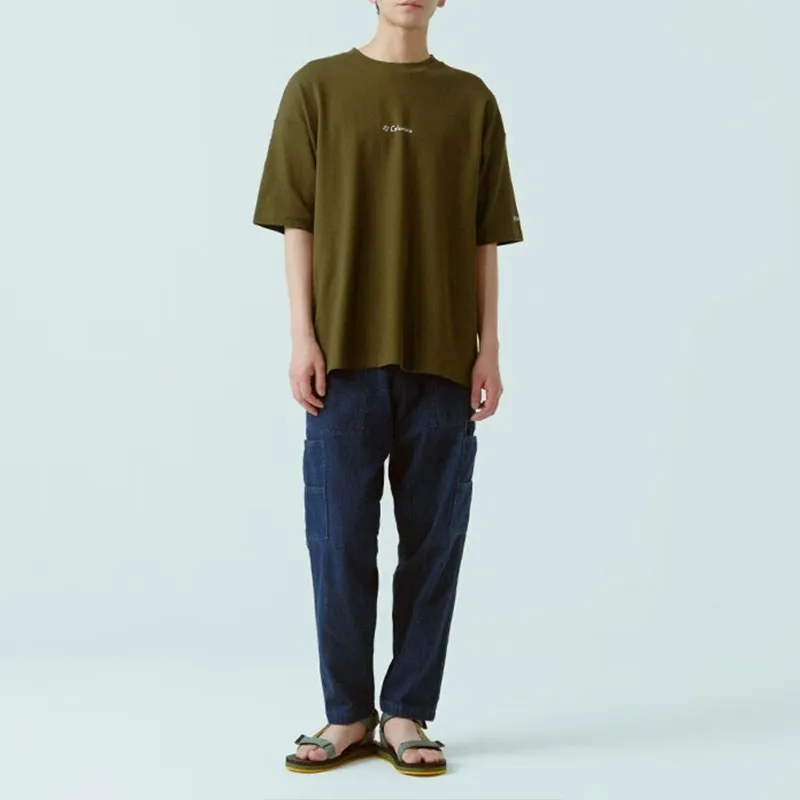 Columbia X Long Field Male Co-titled Series T-Shirts Unisex Olive Green-3