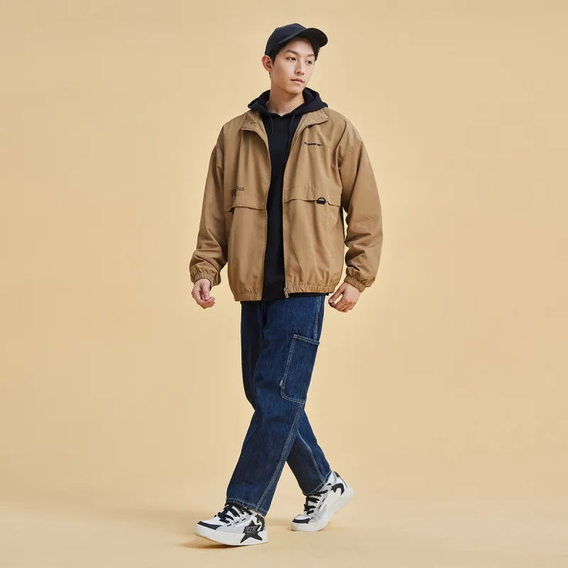 Erke Jackets Men Premium Khaki-3