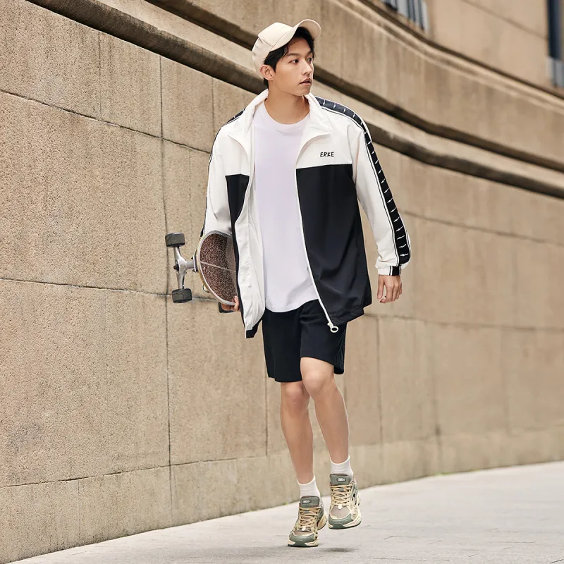 Erke Trench Coat Men's Glacier White-3