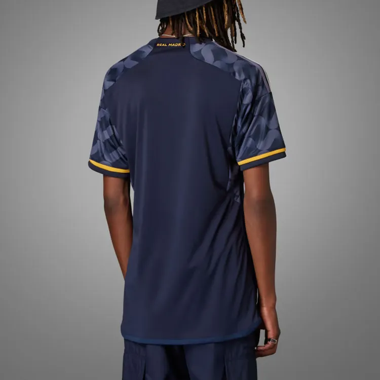 Adidas Real Madrid Soccer Jerseys Men Dark Blue-3