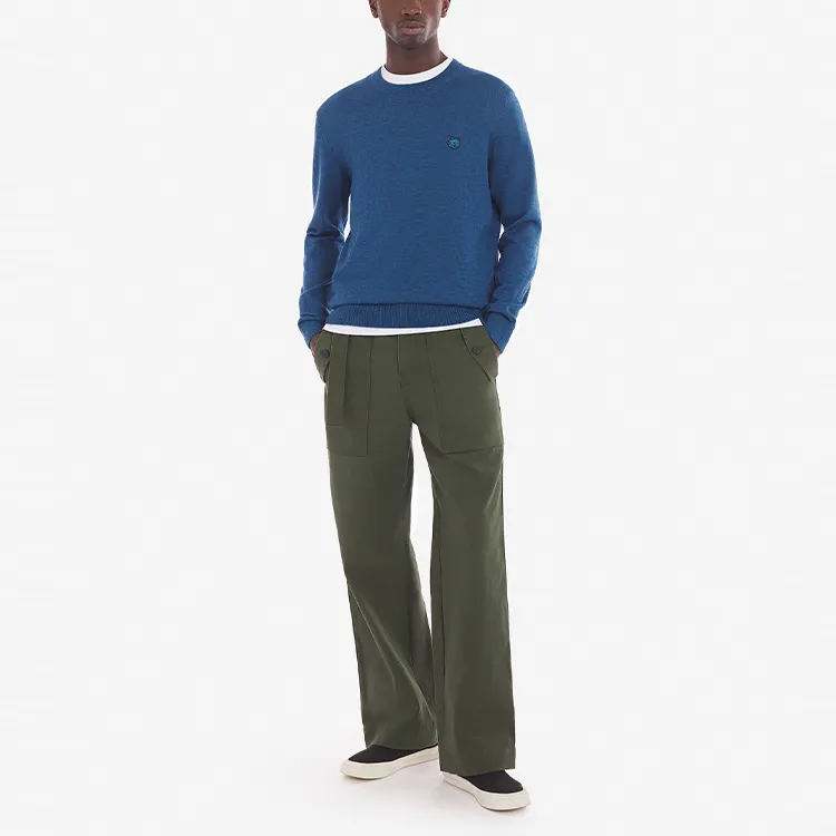 Maison Kitsune Logo appliqué Jumper-3