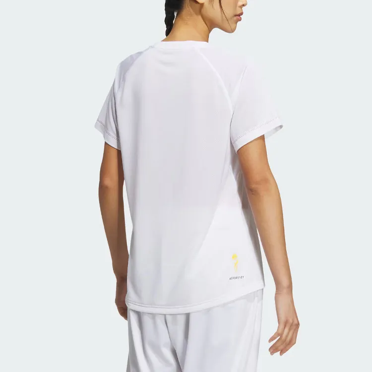 Adidas Chinese Tennis Team Olympic Series Raglan Sleeve T-Shirt Women's White-2