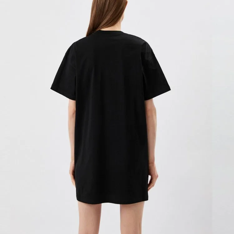 MOSCHINO Short Sleeved Dresses Women's Black-2