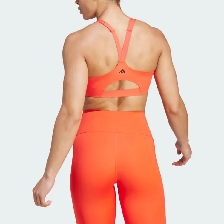 Adidas Free Shipping With AdiClub Tlrd Impact Luxe High Support Zip Bra-5