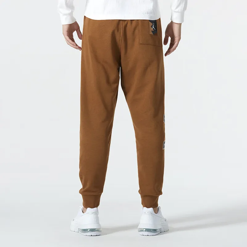 Jordan Flight MVP Knitted Sweatpants Men Brown-3
