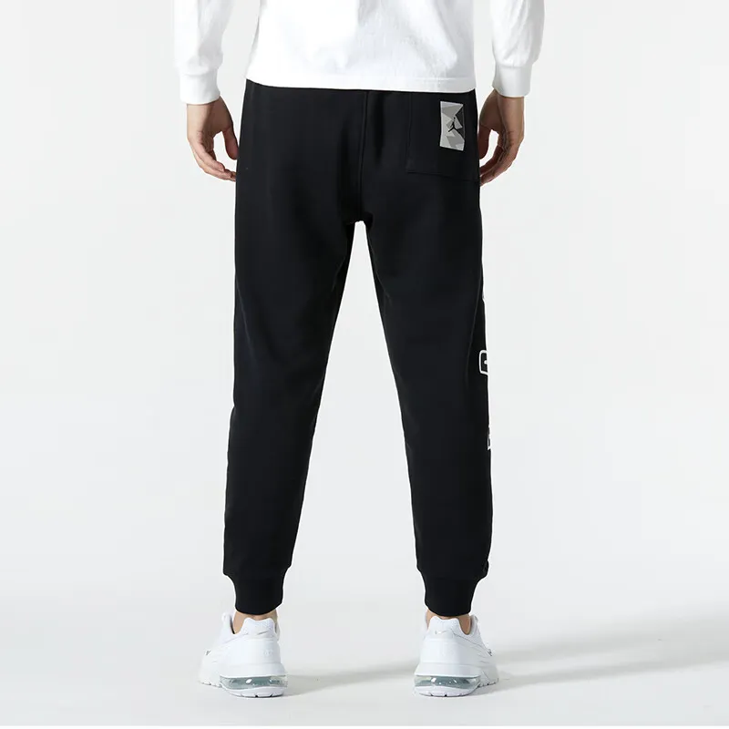 Jordan Knitted Sports Pants Men's Black-3
