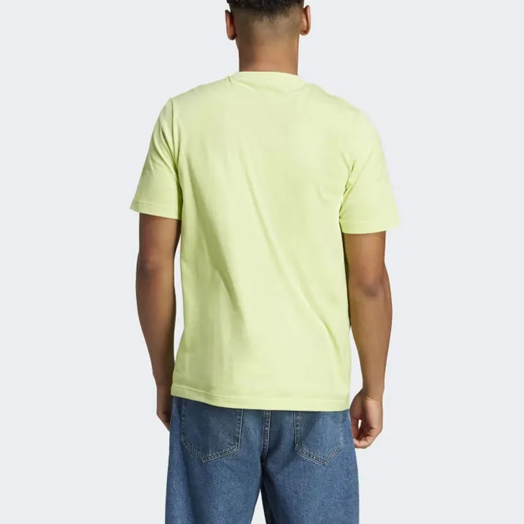 Adidas Sportswear Collection T Shirts Men Lime Green-2